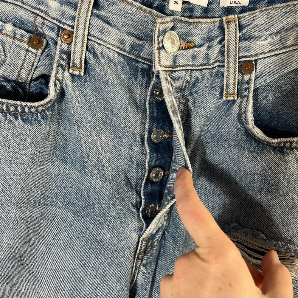 RE/DONE x‎ REVOLVE Low Slung Crop Jeans